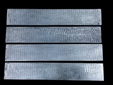 15" x 3" LOT OF 4 Hand Forged Ladder Damascus Steel Billet Bar | Knife Blank picture