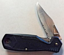 VINTAGE SCHRADE USA CH8 VIPER POCKET KNIFE LOCK BLADE BLACK picture
