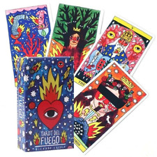 Tarot del Fuego: A 78 Cards Tarot card Deck Divination Oracle Game Set picture