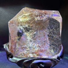 3.3LB Top Natural Ghost Phantom + Rutile Quartz Crystal Mineral Specimen Heal picture