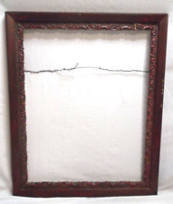 Antique Early 1900s Gilt Gesso Wood Picture Frame 23