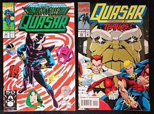 QUASAR 24 & 59 - Marvel 1990 - 1st Eternity & Scarce issue feat. Thanos picture