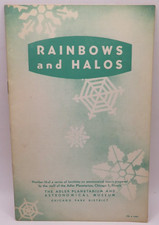 Vintage 1940's  Rainbows and Halos #18 booklet  Adler Planetarium Chicago picture