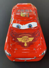 Disney Pixar Cars 2 Lightning McQueen Two-Tier Pencil Tin Never Opened. NEW picture