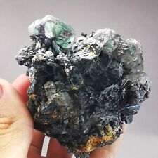327 g Fluorite Phantom & Schorl / Erongo, Namibia / Rough Crystal Gem Specimen picture