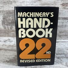 VINTAGE MACHINIST HANDBOOK Machinery's Handbook, 22nd Edition 1985 picture