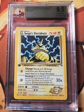 Pokemon WOTC gym heroes lt surges Electabuzz	Gym Heroes 1st edition	9.5 picture