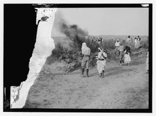 Photo:Locust Burning 1930s Crop Pest Control People in Field picture