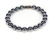 8mm Noble Elite Shungite Bracelet - EMF Protection Jewelry -Easy On Magnet Clasp picture