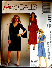 Easy McCall's 4297 Size 12-18 Sewing Pattern UNCUT Stretch Knit Dress 3 Lengths picture