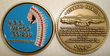 NAVY USS WAHOO SS-238 SUBMARINE MILITARY CHALLENGE COIN MADE IN USA picture