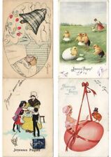 Vintage EASTER GREETINGS 300 Postcards Pre-1930 with BETTER (L5129) picture