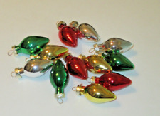 Christmas Lights Mini Ornaments Mixed 44mm for Miniature Decorations, 12 Total picture