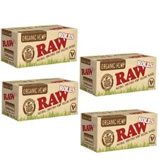 4X Rolls of RAW ORGANIC HEMP Rolling Papers EACH ROLL is 5 METERS in LENGTH picture