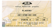 PLACEBO - MEDS TOUR 2006 The Bercy Concert Ticket, Paris France picture