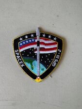 Authentic GPS III-2 SV01- SPACEX FALCON 9-USAF Launch Mission Employee PATCH picture