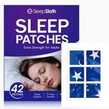Sleep Patches (42 Packs), Sleep Patches for Adults, Deep Melatonin Patches, Easy picture