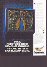 Print Ad 1989 Panasonic Prism Vintage LIFE Magazine READ picture