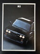 1988 1989 BMW M3 Brochure Rare US E30 M-3 Motorsport Sales Catalog 1990 1991 picture