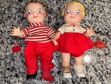1970's VINTAGE RARE CAMPBELL'S SOUP KIDS 10-INCH DOLLS W/ Lunch Box (VG-Mint) picture