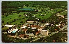 Grossinger New York~Aerial View~Grossinger's Resort Has Everything~Vintage PC picture