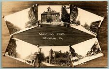 RPPC Multi View Greetings From Oelwein Iowa IA 1904 Cook-Montgomery Postcard J6 picture