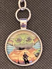 Disney BABY YODA Grogu Star Wars Keychain / Keyring - Gift Stocking Stuffer picture