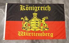 Flag flag Kingdom of Württemberg with writing - 90 x 150 cm picture