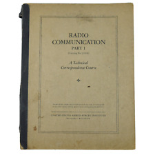 RADIO COMMUNICATION 1 Vintage Technical Correspondence Course USAF Institute picture