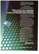 1989 Panasonic Word Processor Floppy Disk Vintage Print Advertisement picture