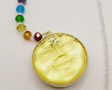KIRKS FOLLY Moon Rainbow Bridge Venus Seaview Moon 50mm Shimmer Ornament  picture