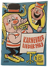 Karnevals Lieder 1963 German Music Lyrics Booklet 4x6 inches 40 pages picture