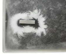 Magnetic Field Demonstrator - Iron Filings Sealed in Fluid picture