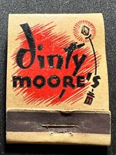 VINTAGE MATCHBOOK - DINTY MOORE'S EATING PLACE - BOSTON, MA - UNSTRUCK - NICE picture
