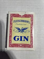 Vtg. Promotional Fleischmann's Gin / Hoyle Deck of Playing Cards picture