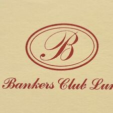 Vintage 1979 The Bankers Club Luncheon Restaurant Menu picture