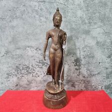 12.6 Sukhothai Thailand Walking Buddha Statue Bronze Phutthamonthon Symbol  picture
