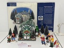 Dept 56 Original Snow Village The Secret Garden Greenhouse & Before the Big Game picture