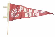 Vintage Palm Springs High School Pennant Flag RARE picture