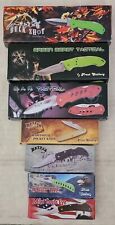 SAR GREEN BERET BUCK SHOT FROST CUTLERY EAGLE EYE TACTICAL KNIFE LOT OF 7 NEW picture