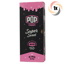 1x Box Pop Super Sweet Cones | 400 Cones Each | 1 1/4 | + 2 Free Tubes picture