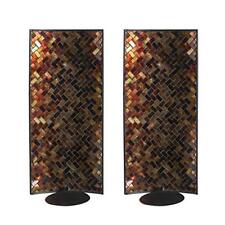 2 Pack Wall Candle Holders Decorative Autumn Leaves Metal Candle Holder picture