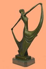 Original Milo Acrobat Dancer Bronze Sculpture Statue Art Deco Home Office Decor picture