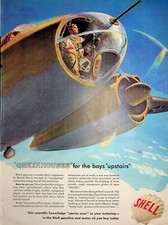 Original Shell Gas Ad: "GREENHOUSES" for the boys "upstairs" picture