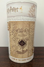 Harry Potter Marauder's Map Glow in the Dark 500 Piece Puzzle PA111524 Complete picture