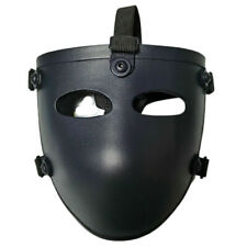 IIIA Bullet Proof Aramid Fiber Tactical Ballistic Face Guard Shield Mask Black picture