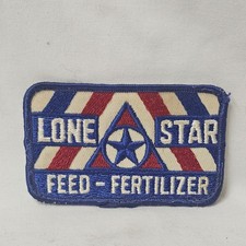 Vintage Lone Star Feed-Fertilizer Embroidered Agricultural Patch. T-189  picture