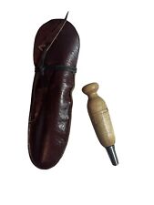 Antique Cobbler Tool. Arrow No. 2. With Original Leather Pouch picture