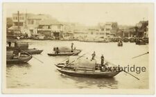 Pearl River Delta China 1890 Floating City Hong Kong Kowloon Macau Photo J9287 picture