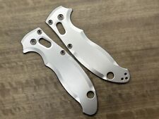 Brushed Titanium scales for Spyderco MANIX 2 picture